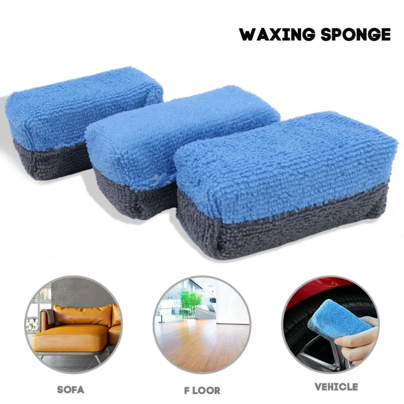 Car Wax Applicator Pads Microfiber Polishing Sponges for Auto Detailing