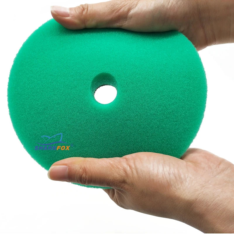 Car Polishing Pads Buffing Kit - 5/6 Inch Sponge & Wool for Vehicle Waxing & Scratch Removal
