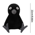 Halloween Black Crow Plush Doll Toy - Stuffed Bird for Kids & Gifts