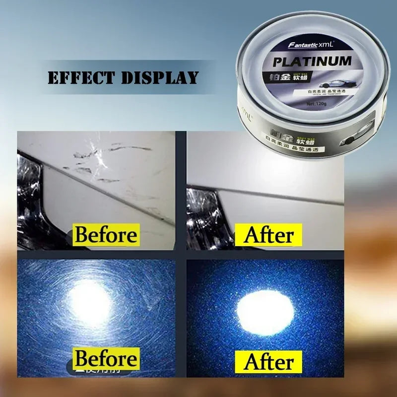 Car Wax Crystal Plating Set Nano Ceramic Coating Scratch Removal & Polishing