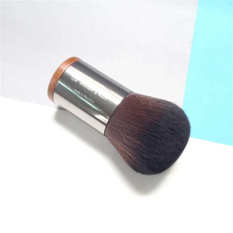 Kabuki Brush Foundation and Powder Makeup Brush Set - Portable Multi-Purpose Face Brush