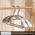 Non-slip Household Hanger with Wide Shoulders and Bright Colors for Clothes Organization