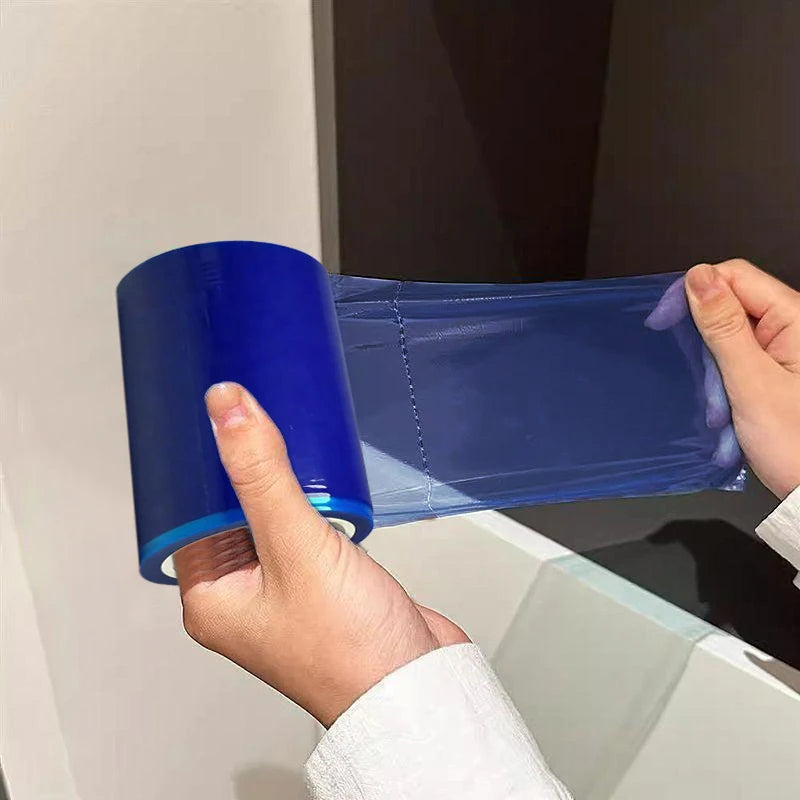 Disposable Protective Barrier Film Tape for Bathroom & Door Handles - 100Pcs