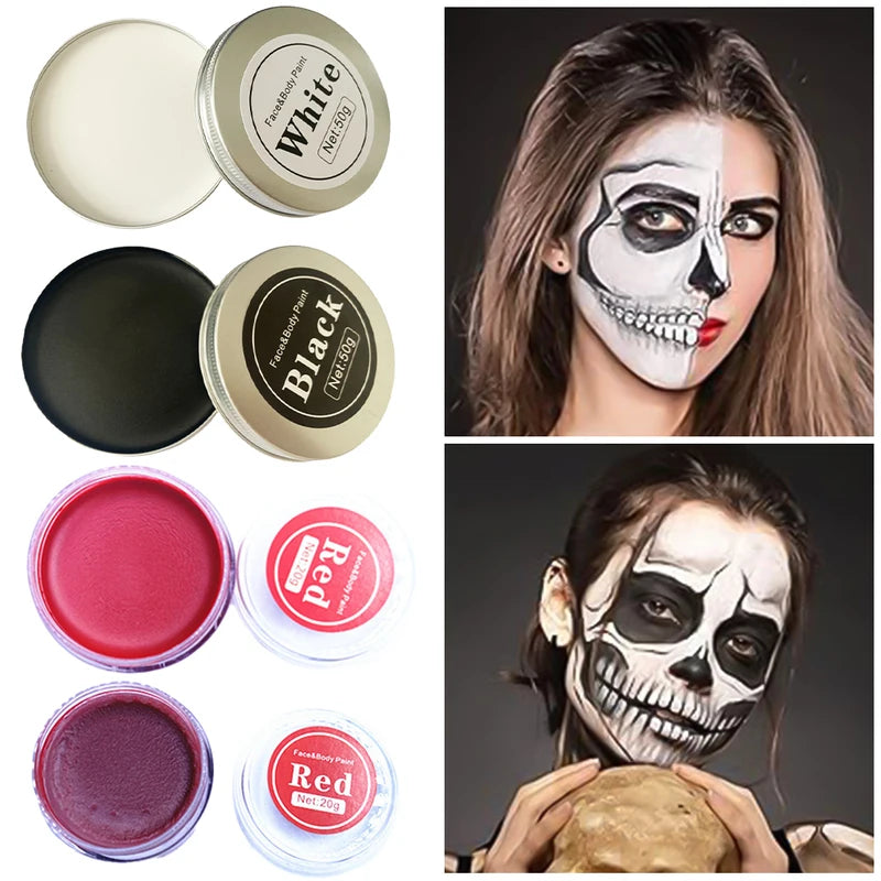 Oil Face & Body Paint Makeup Wheel for Special Effects Halloween Christmas Party