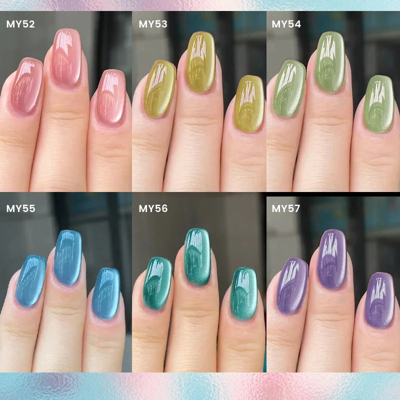 Magnetic Gel Nail Polish 10ml - Blue Glass Bead Cat Magnetic Nail Art UV Gel