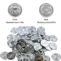 Pirate Coins Set for Kids Halloween Party Favors - Plastic Game Coins, 20-60 Pieces