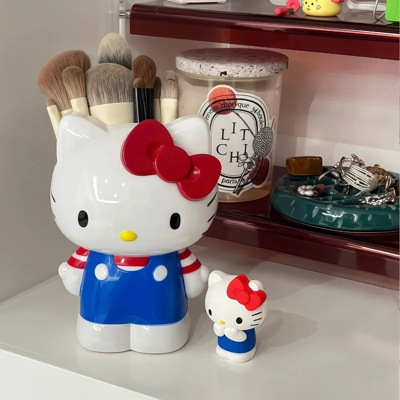 Anime Cartoon Pen Holder Makeup Brush Organizer Desktop Storage Decor Gift