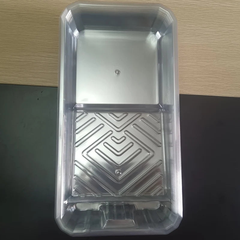 Paint Tray Set with 1 Plastic Tray & 15 Replacement Pads - 4 Inch