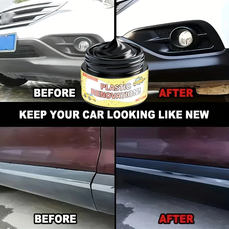 Interior Polishing Wax for ABS Resin, Rubber, Plastic & Tires - Renovation Care