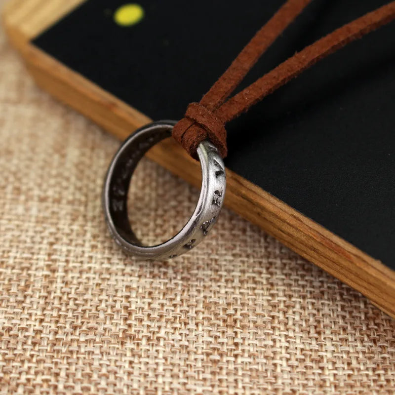 Uncharted 4 Necklace Nathan Drake Cosplay Pendant Jewelry Prop for Game Fans