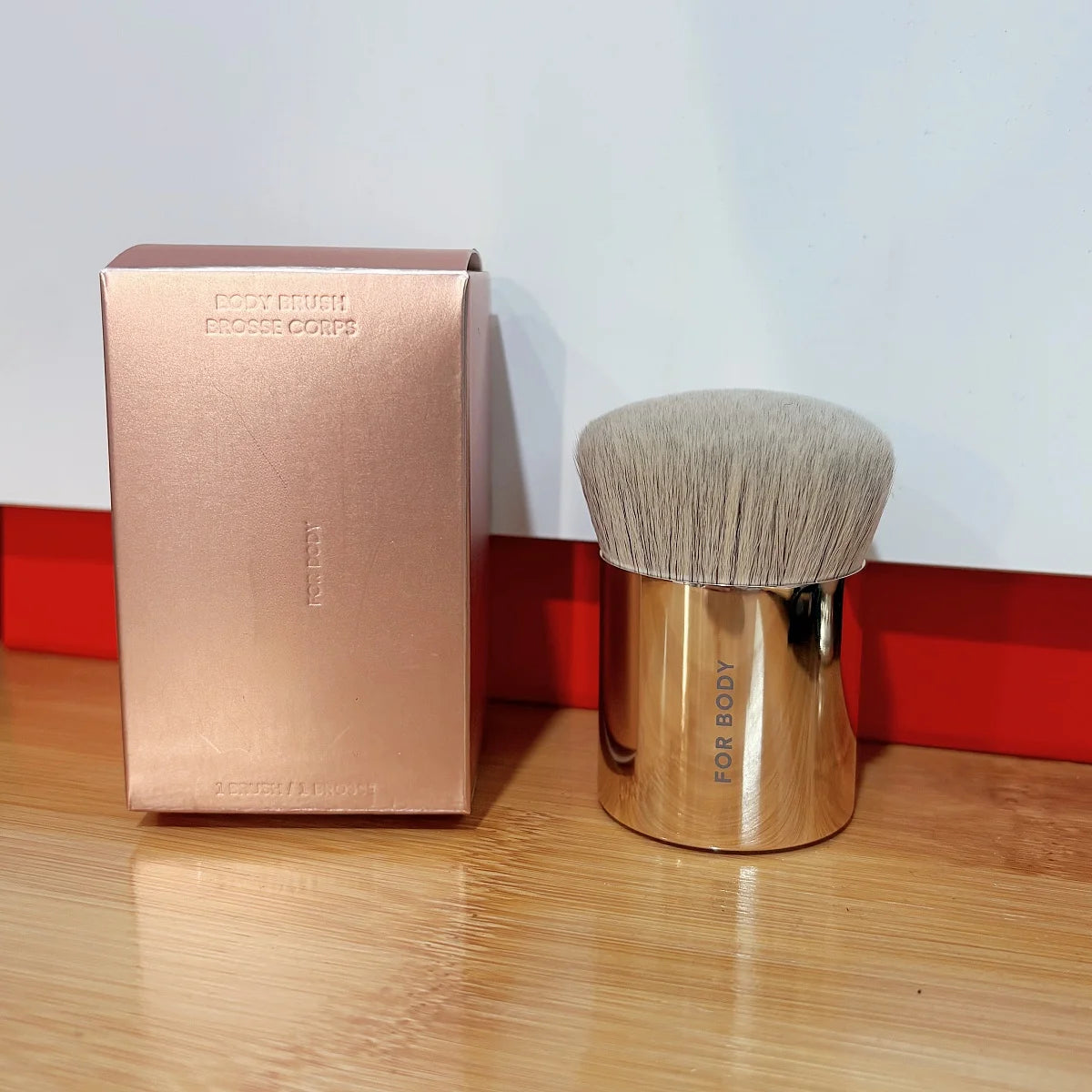 Large Kabuki Body Brush for Bronzer & Shimmer Makeup Application