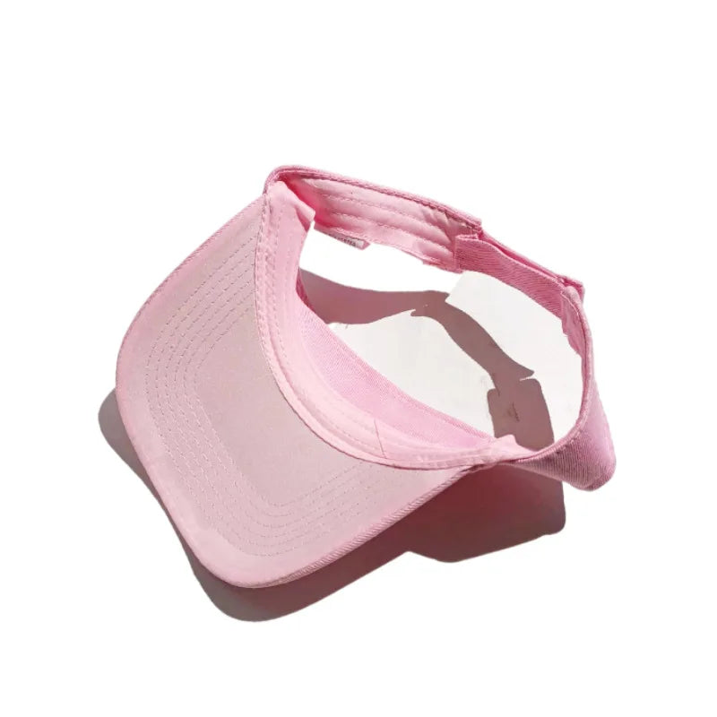 Outdoor Sun Hat Men Women Cotton Adjustable UV Protection Visor Sport Hat