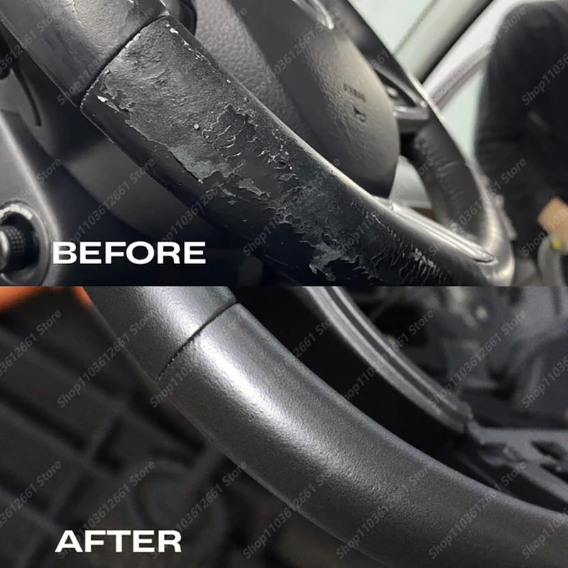 Car Scratch Repair Paste for Plastic & Leather - Multi-Color Polishing Wax for Tires Seats & Steering Wheels