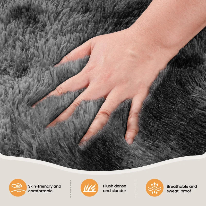Minimalist Living Room Carpet Fluffy Non-Slip Rug for Home & Bathroom
