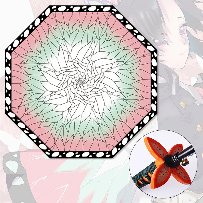 Demon Slayer Kimetsu No Yaiba Umbrella Katana - Anime Sword Design, Real Size