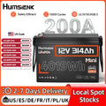 12V 314Ah Lithium Iron Phosphate Battery with 200A BMS for RV Solar Off-Grid Marine
