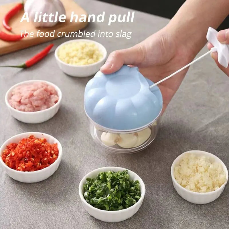 Manual Garlic Masher - Eco-Friendly Kitchen Tool for Minced Garlic & Vegetables