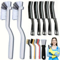 Multi-Purpose Cleaning Brush Set with Long Handles for Tight Spaces - 11 Pieces