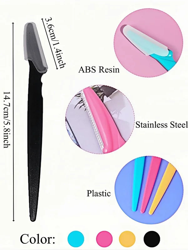 Multipurpose Face & Eyebrow Razor Set - 5-30PCS Face Shaving & Makeup Tools