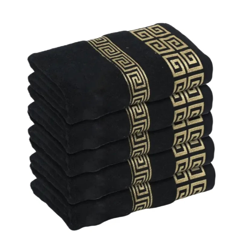 Luxury Cotton Bath Towels Set - Soft, Absorbent Hotel Quality Towels