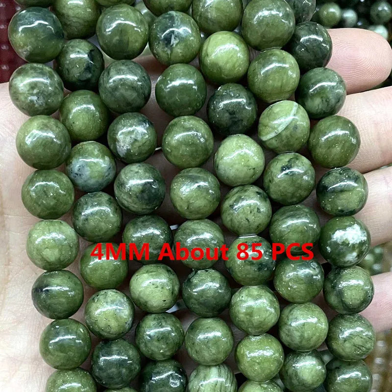 Natural Green Jade Beads - Cylinder, Square, Irregular, Faceted for Jewelry Making