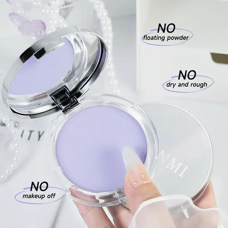 Long Lasting Lavender Setting Powder with Natural Extract for Oil Control & Matte Finish