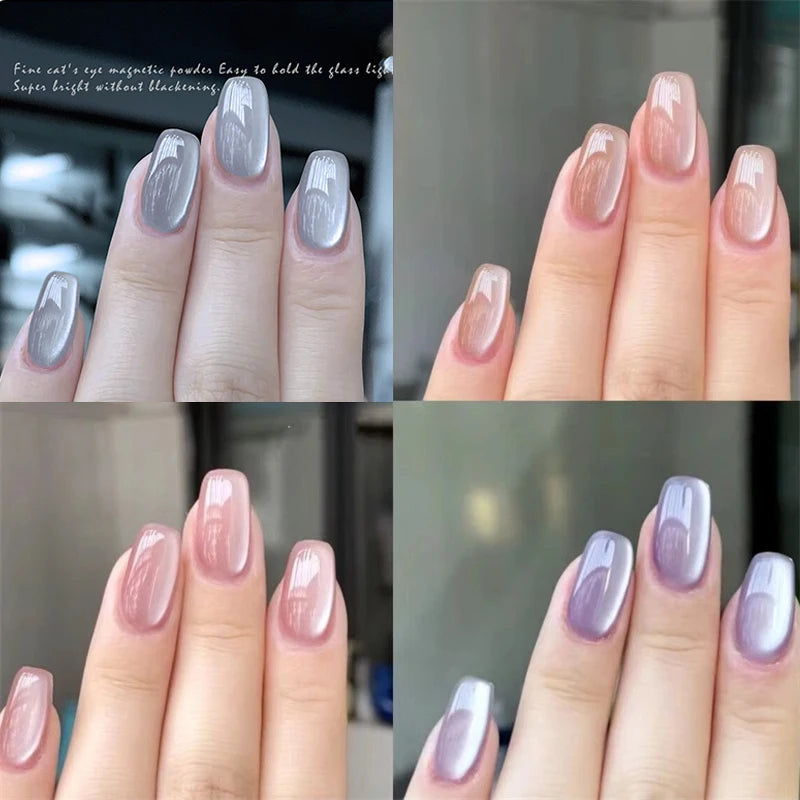 Velvet Cat Eye Magnetic Powder for Nail Art Chrome Pigment DIY Decoration