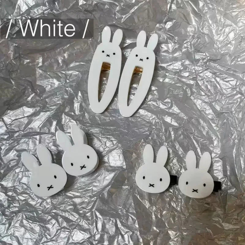Cute Cartoon Hair Clip for Girls - Miffy Style Bangs Accessory