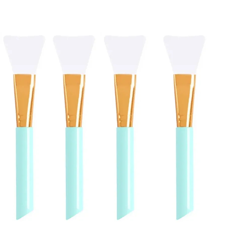 Silicone Facial Mask Brush Set - Gentle, Soft, Suitable for All Skin Types