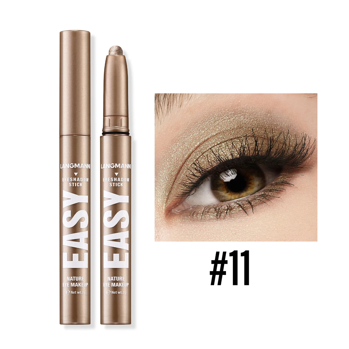 Metallic Eyeshadow Stick Pencil Glitter Highlighter & Eye Makeup - Assorted Colors
