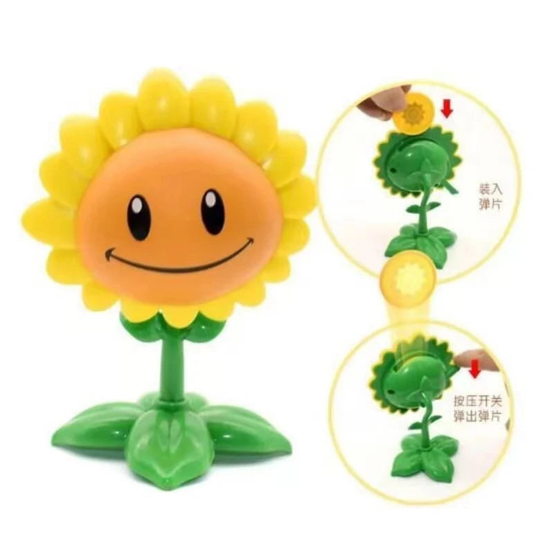 Plants vs Zombies Pea Shooter Boss Action Figure Toy - Kids Gift, PVC Material