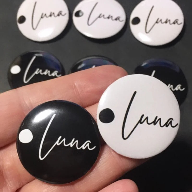 Custom Personalized Metal Lapel Pins with Text and Image Printing for Brooches and Awards