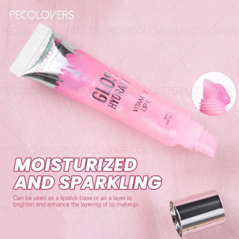 Multicolor Lip Gloss Set - Moisturizing Lip Balm with Long-Lasting Effect