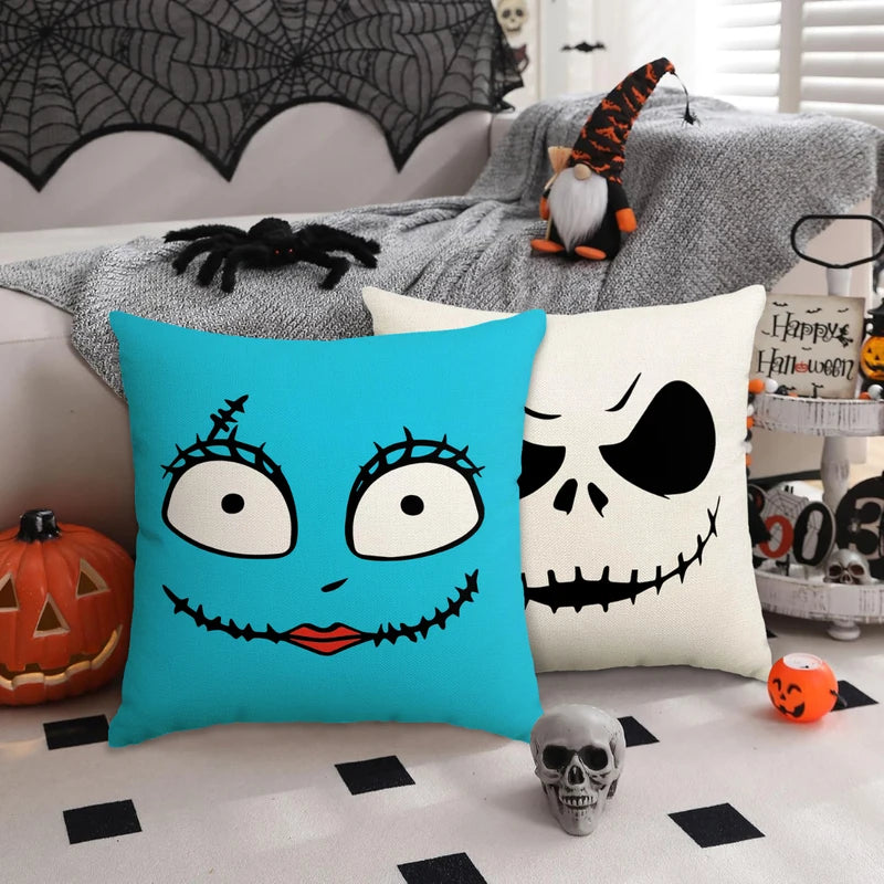 Halloween Pillow Cover Set - Horror Expressions Home Decor Cushion Covers