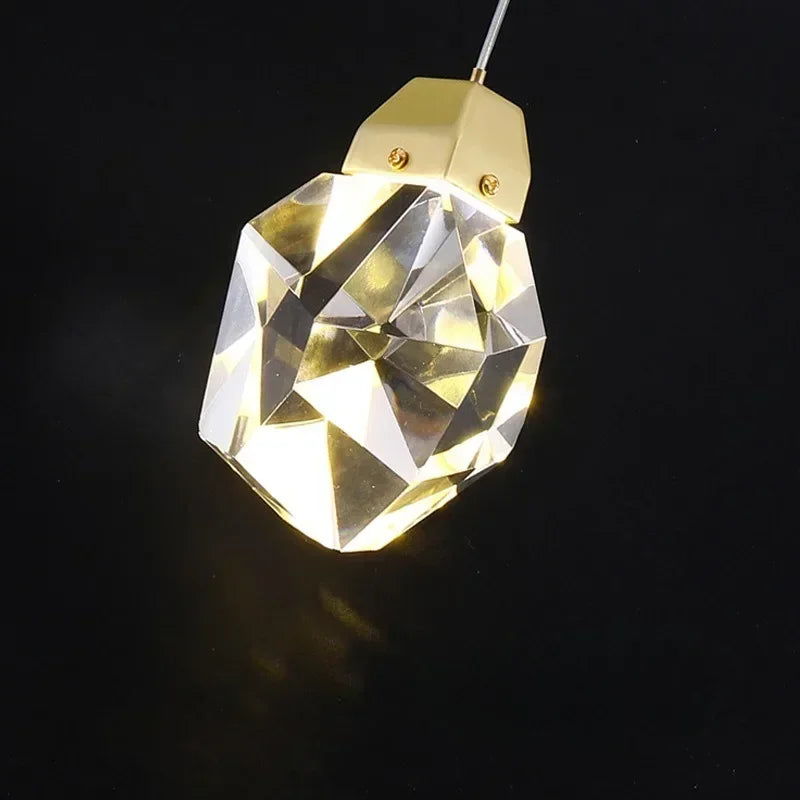 Luxury Crystal Bedside Table Lamp for Bedroom & Dining Room Decor