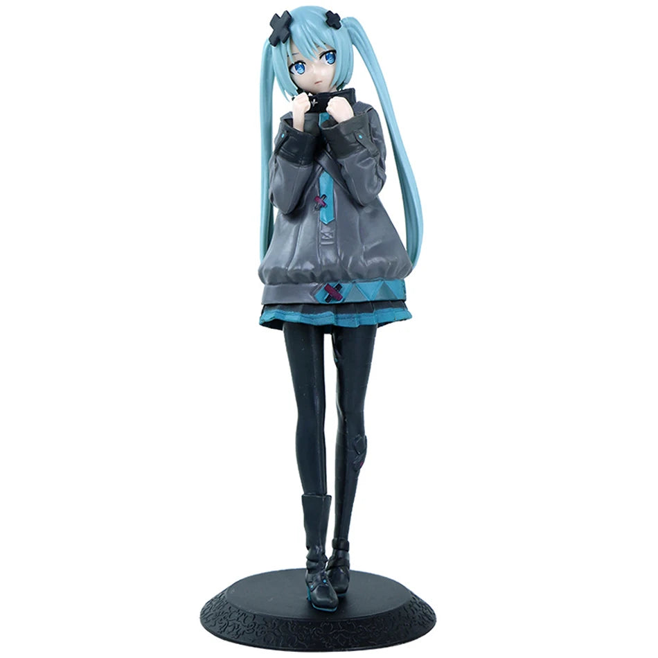 Colorful Hatsune Miku Action Figure Ornament Toy - 20.5cm PVC Collectible
