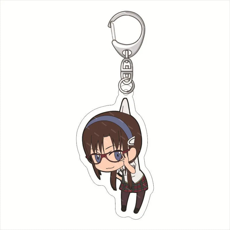Double-Sided HD Anime Keychain - EVA Acrylic Backpack Pendant, Custom Colors