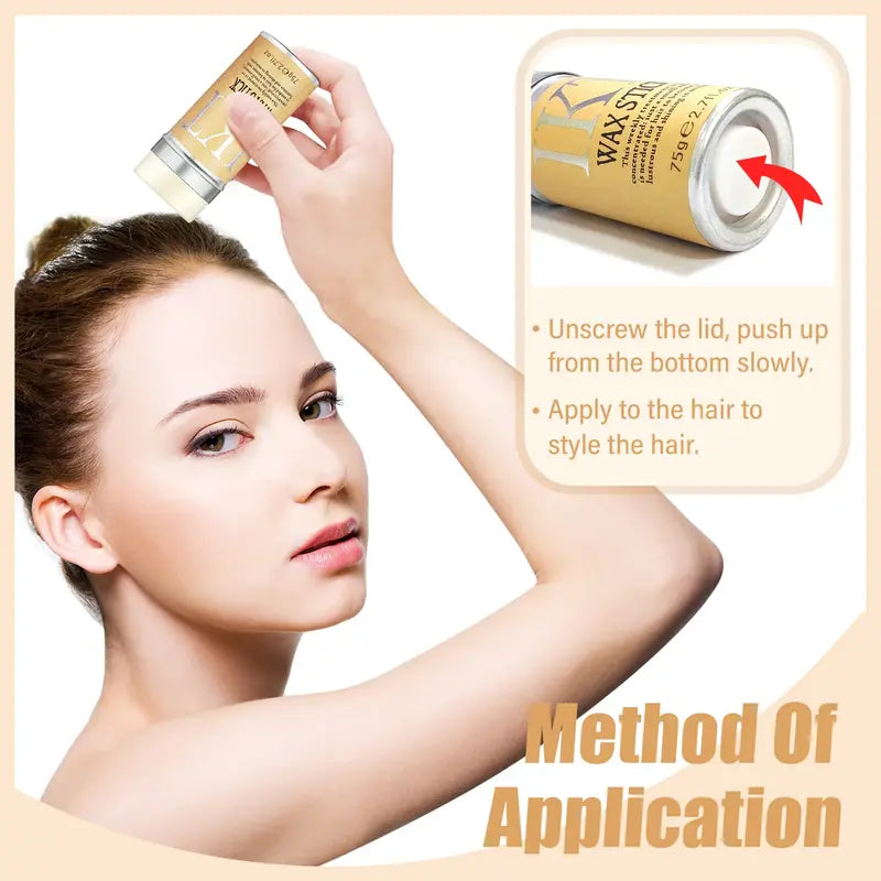 Hair Wax Stick for Wigs & Styling - Edge Control, Non-Greasy Pomade