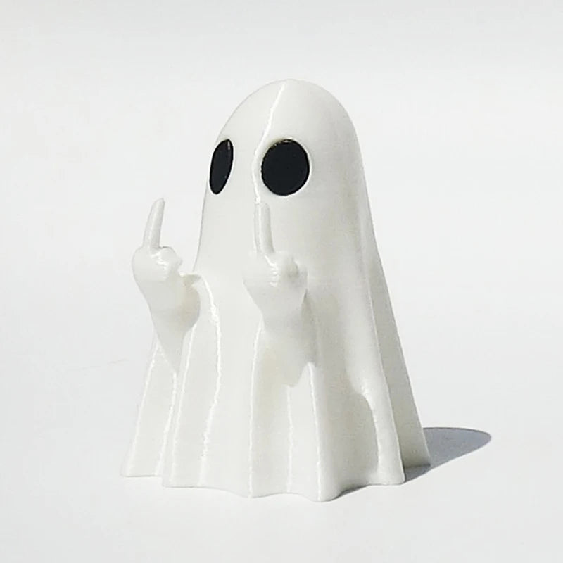 Luminous Ghost Figurine Halloween Decoration Small Scary Table Ornament