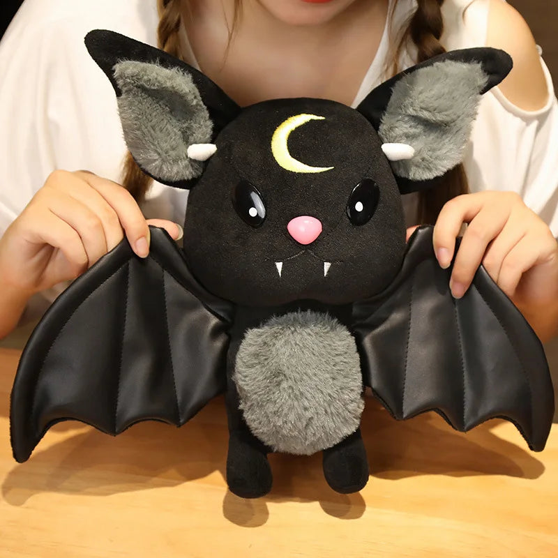 Cute Bat Plush Doll Halloween Decor Soft Toy Party Gift House Ornament