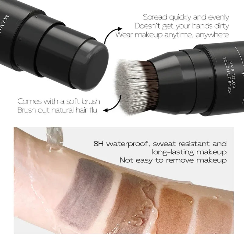 Waterproof Root Cover Up Stick Hair Concealer for Temporary Hair Touch-Up
