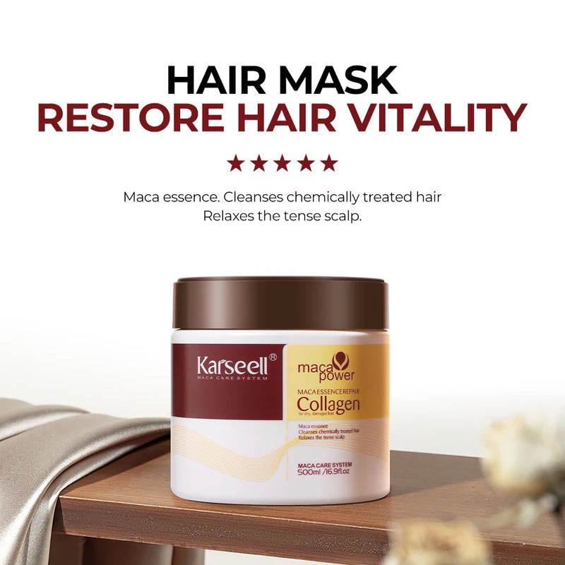 Deep Repair Collagen Hair Mask with Argan Oil for All Hair Types - 100ml