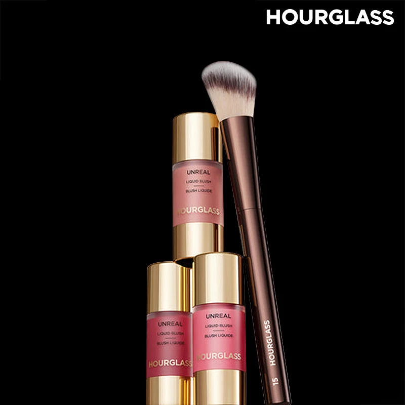 Makeup Brush Set - Angled Contour, Blush, Powder Brushes for Professional Makeup
