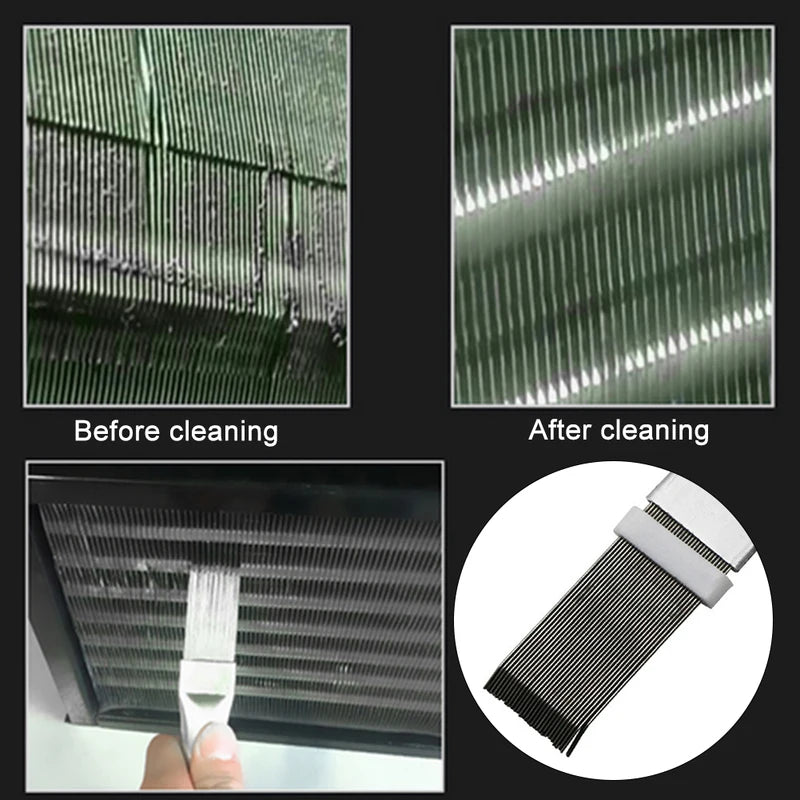 Universal Air Conditioner Fin Cleaning Tools Radiator Repair Comb Kit for Cooling System Maintenance