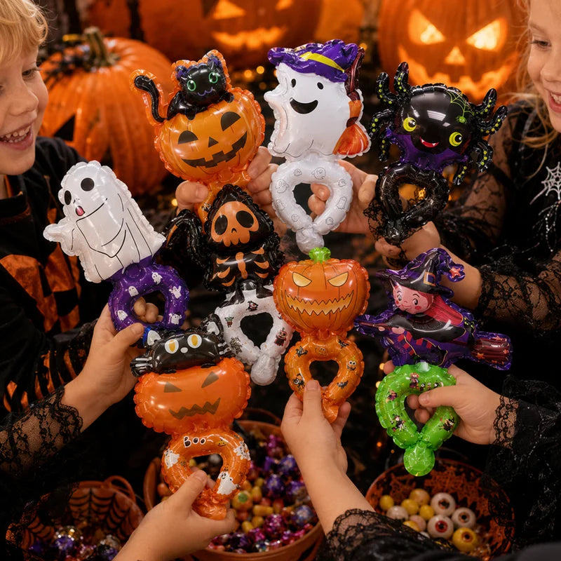 30pcs Halloween Wrist Balloons Party Decorations - Spooky Balloon Set