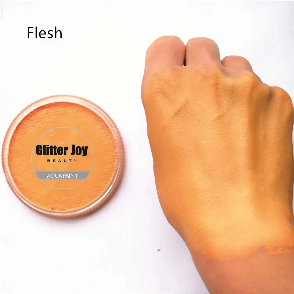 Water Activated Face & Body Painting Makeup Pigment 30g for Cosplay Festival Halloween