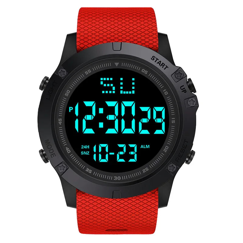 Men's Sport Digital Watch Waterproof Luminous LED Military Style Watch