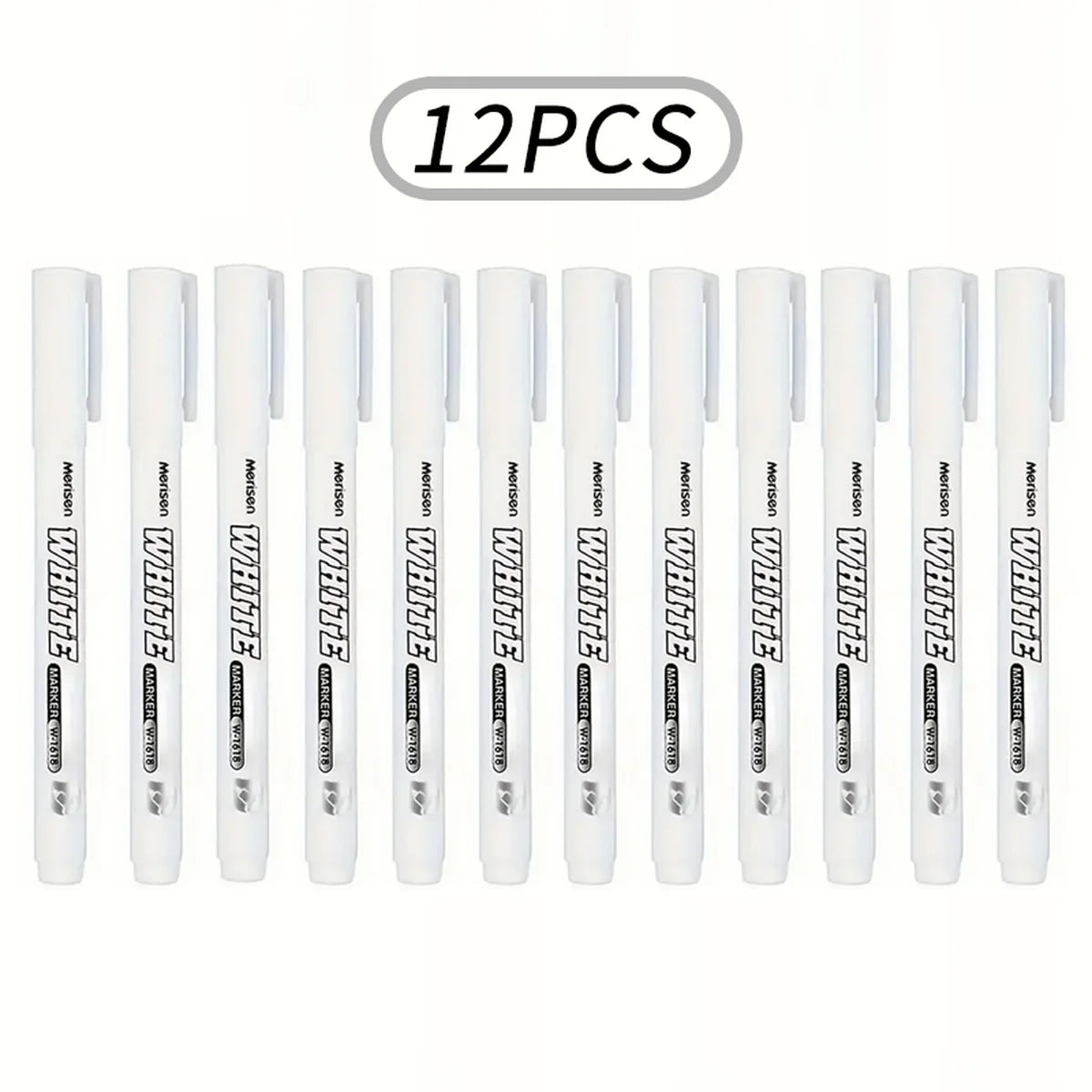 Waterproof White Marker Pen Set for Tire Painting Fabric Wood Leather - Permanent Alcohol Graffiti