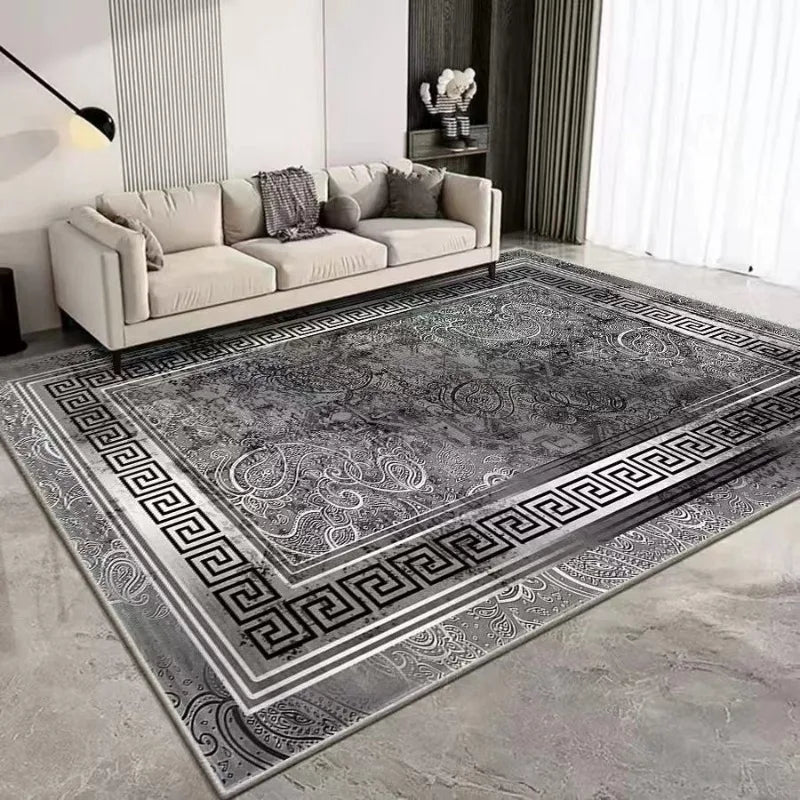 Large Area Non-Slip Wear-Resistant Floor Rug for Living Room and Bedroom