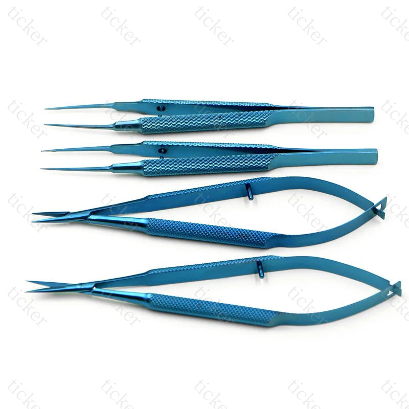 Micro-Instrument Surgical Suture Set - Stainless Steel Ophthalmology Tools